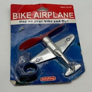Schilling Bike Airplane With Moving Propeller New Old Stock Sealed Packaging